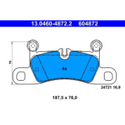 Bremsbelagsatz Vw T. Touareg 3.0-4.2 Tdi 10 | 13.0460-4872.2