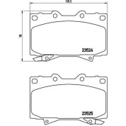 BREMBO Bremsklötze VA | LEXUS LX TOYOTA Land Cruiser 98-08 | P 83 048