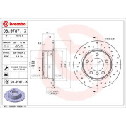 Bremsscheibe HA Xtra | BMW E81 04 | 08.9787.1X