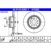 Bremsscheibe | 24.0110-0283.1