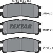 Bremsbelagsatz Mitsubishi T. Galant 92-/96-/Eclipse -99/Space Wagon | 2170602