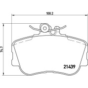 BREMBO Bremsklötze VA | MERCEDES C-Klasse 93-01 | P 06 017