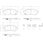 BREMBO Bremsklötze VA | FORD | P 24 225