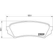 BREMBO Bremsklötze HA | LEXUS LX TOYOTA Land Cruiser 98-08 | P 83 049