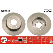 Bremsscheibe Nissan P. Micra | DF2611