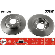 Bremsscheibe Bmw S. E46/Z3 98 | DF4055