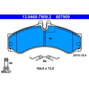 Bremsbelagsatz Vw P./T. Lt 28-46 2,5-2,8 Tdi 96-06 | 13.0460-7909.2