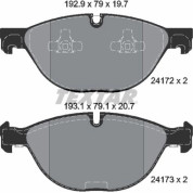 Bremsbelagsatz Bmw S. E70/E71 X5/X6 07 | 2417201