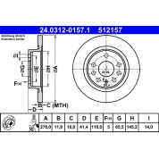 Bremsscheibe Fiat T. Croma 05-10 Power Disc | 24.0312-0157.1