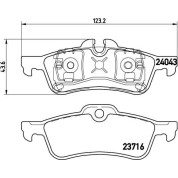 BREMBO Bremsklötze HA | MINI Cabriolet 01-13 | P 06 032