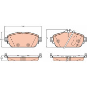 Bremsklötze VA | MERCEDES C-Klasse 13 | GDB2070