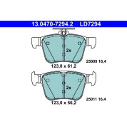 Bremsbelagsatz Vw T. Golf/Passat/Tiguan/Touran 1.0-2.0 12- Keramik | 13.0470-7294.2