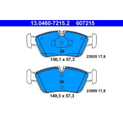 Bremsbelagsatz Bmw S. 1/3 1,6-2,0 03-12 | 13.0460-7215.2