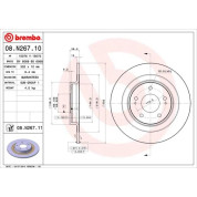 84 482 033 Bremsscheibe HA | MITSUBISHI Outlander 12 | 08.N267.11