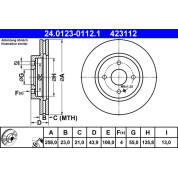 Bremsscheibe | 24.0123-0112.1