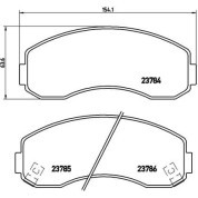 BREMBO Bremsklötze VA | KIA K2500/K2700/K2900 97 | P 99 003