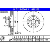 Bremsscheibe | 24.0125-0202.1