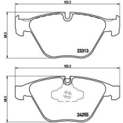 BREMBO Bremsklötze Xtra VA | BMW 3, X1 04-15 | P 06 055X