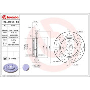 Bremsscheibe VA Xtra | MAZDA 2 07-15 | 09.A968.1X