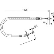 Handbremsseil | MERCEDES Sprinter (903) | 1987477859