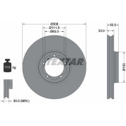 Bremsscheibe Ford P. Tourneo/Transit 2.0-2.2 Tdci 12 | 92273003