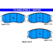 Bremsbelagsatz Opel P. Antara 06 | 13.0460-5785.2