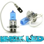 2 Stück Xenon Optik Halogen Lampen H3 8500K Kelvin Super White 100 Watt