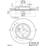 22 481 001 Bremsscheibe VA | MINI 06 | 09.A761.11