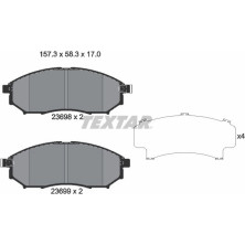 Bremsbelagsatz Infiniti P. M 10 | 2369803