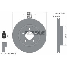 Bremsscheibe Chrysler P. 300M | 92230003