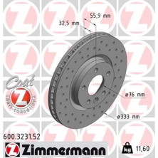 17 481 037 Sport Bremsscheibe VA Sport | VW T5 03 | 600.3231.52