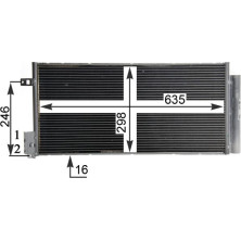 Kondensator, Klimaanlage | AC 505 001S