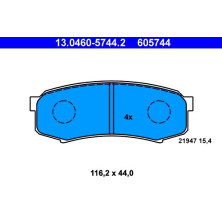 Bremsbelagsatz Toyota T. Land Cruiser 90 | 13.0460-5744.2