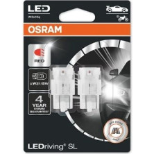 W21/5W Osram | LED Red Rot 12V | LEDriving | 7515DRP-02B