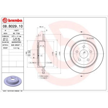 91 482 003 Bremsscheibe HA | CHRYSLER Neon,PT Cruiser 94 | 08.B029.10