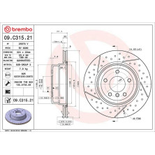 Bremsscheibe HA | BMW 1 06-13 | 09.C315.21