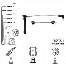 RC-TX71 NGK | Zündkabelsatz | TOYOTA Previa 90-00 | 5384