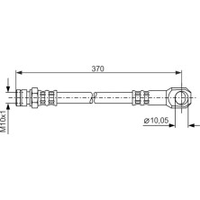 Bremsschlauch | MERCEDES 100 88-96 | 1987481094