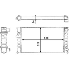 Kühler, Motorkühlung | CR 348 000S