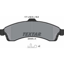 Bremsbelagsatz Saab S. 9-7X | 2444801