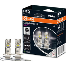 Osram | LEDriving® HL EASY H3 12V 8W PK22s 6500K White 2St | 64151DWESY-2HB