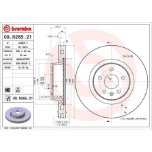 62 481 001 Bremsscheibe VA | TESLA Model S, X 15 | 09.N265.21