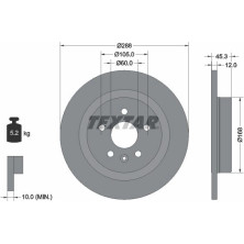 Bremsscheibe Opel T. Astra 1.0-1.6 15 | 92275203