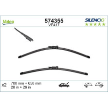 VM417 VALEO Silencio X.TRM Wischer | Peugeot 307 (10/04>09/07) | 574355