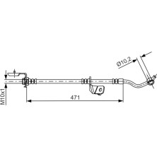 Bremsschlauch | HYUNDAI,KIA | 1987481716