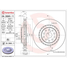 Bremsscheibe VA | LEXUS LS 06 | 09.D693.11