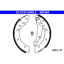 Bremsbackensatz | 03.0137-0365.2