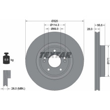 Bremsscheibe | 92323605