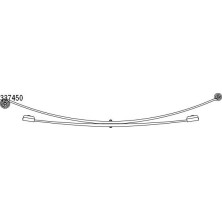 Federpaket - Federung/Dämpfung VW T. Db (1+1) (740/753mm) | 10.337.450.00