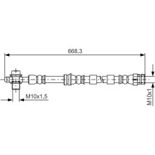 Bremsschlauch | AUDI,SEAT,SKODA,VW | 1987481693